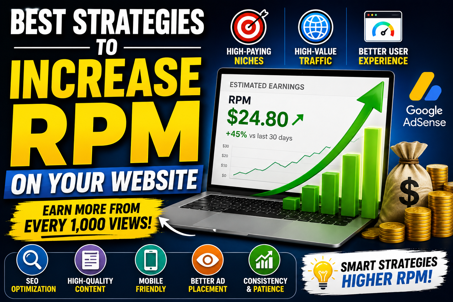 Best Strategies to Increase RPM on Your Website 💻😎